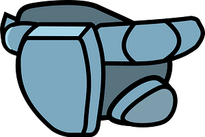 Blue robot belt