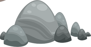 Grey rocks