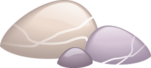 Light purple rocks