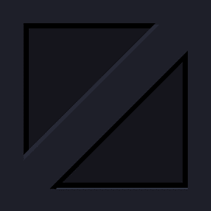 Dark grey square crate