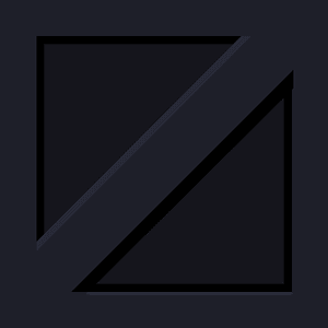 Dark grey square crate