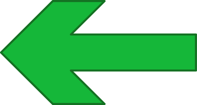Green arrow left