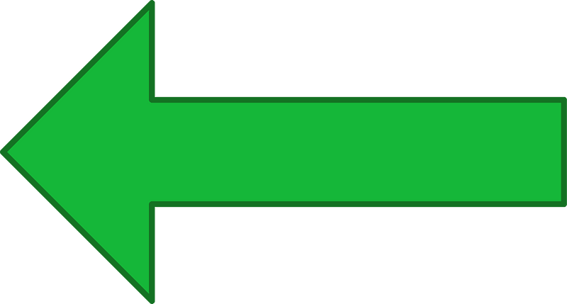 Green arrow left
