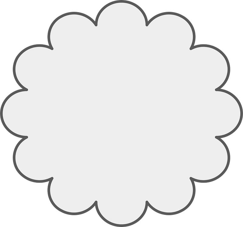 Grey speech bubble