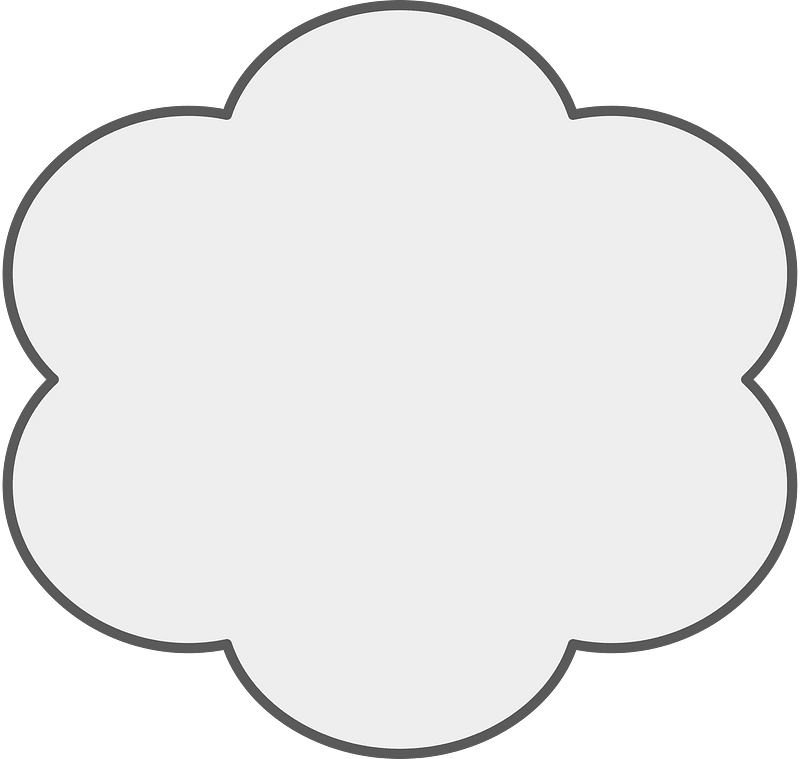 Grey speech bubble