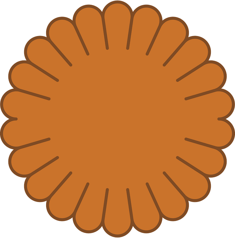 Orange round shape