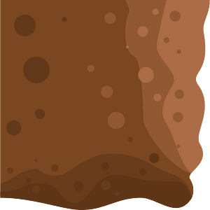 Brown soil