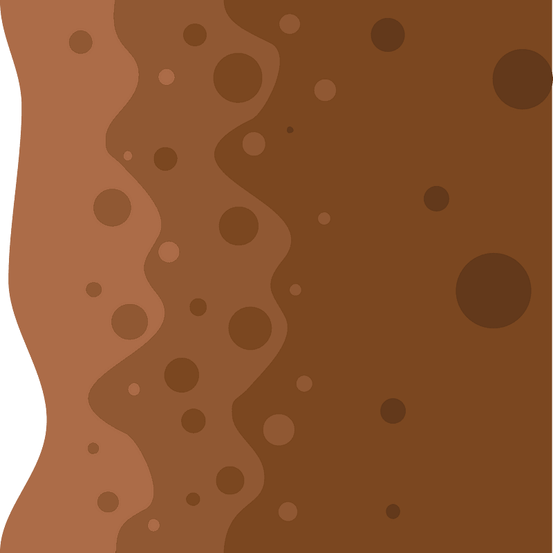 Brown soil