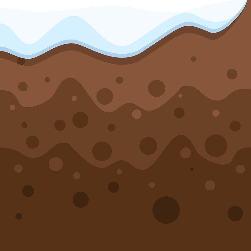 Brown soil water