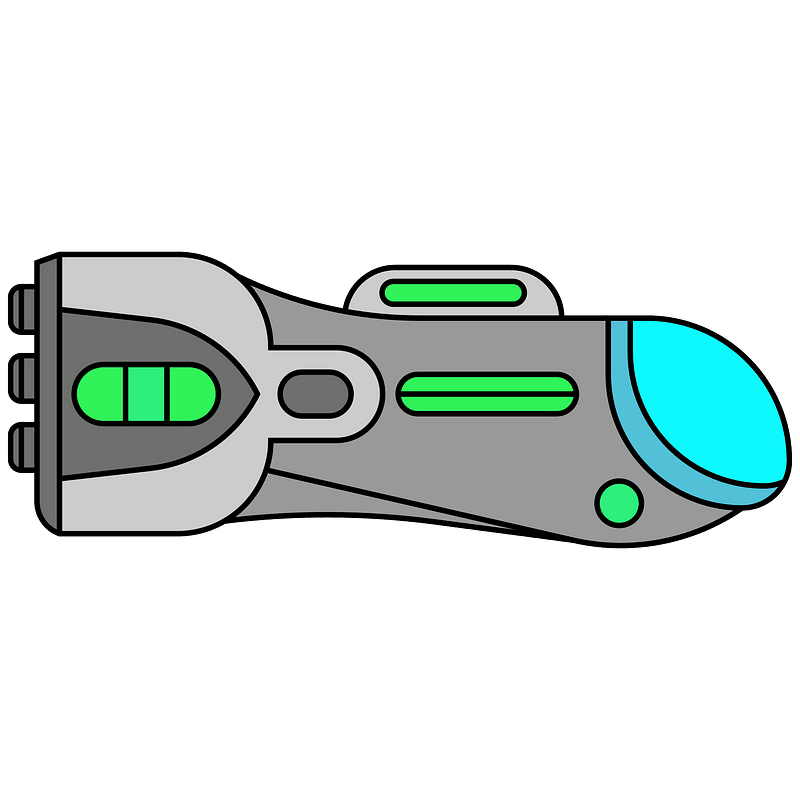 Green spaceship