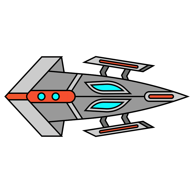 Red spaceship