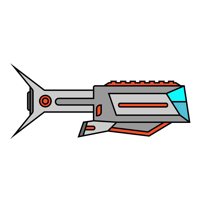 Red spaceship