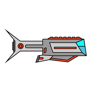Red spaceship