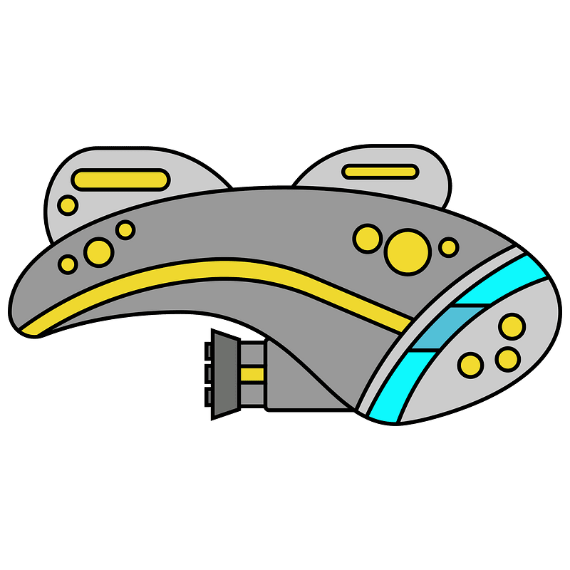Yellow spaceship