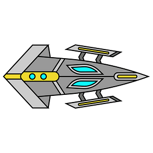Yellow spaceship