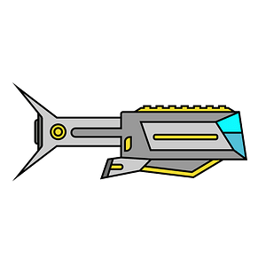 Yellow spaceship