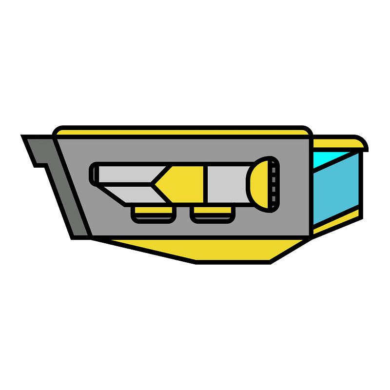 Yellow spaceship