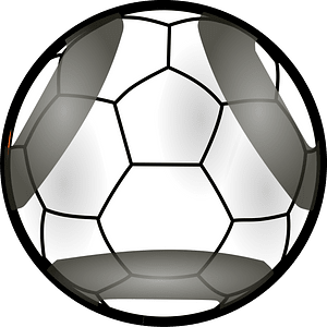 Black white ball