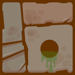 Brown stone wall