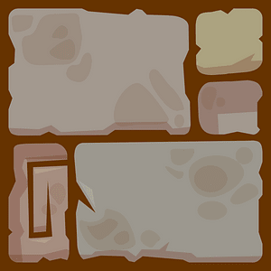 Brown stone wall