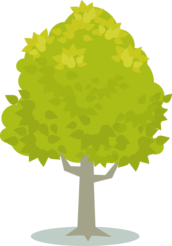 Light green tree
