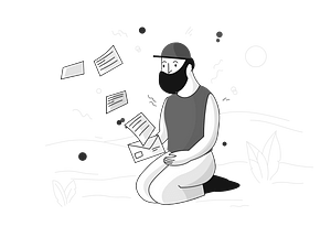 Newsletter black and white