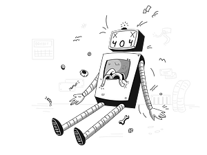 Error black and white