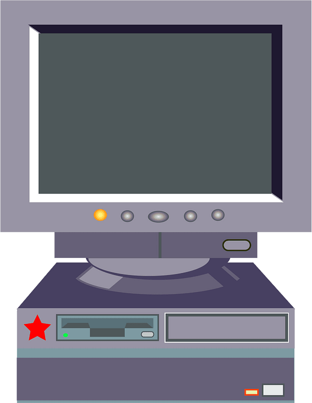 Old desktop computer