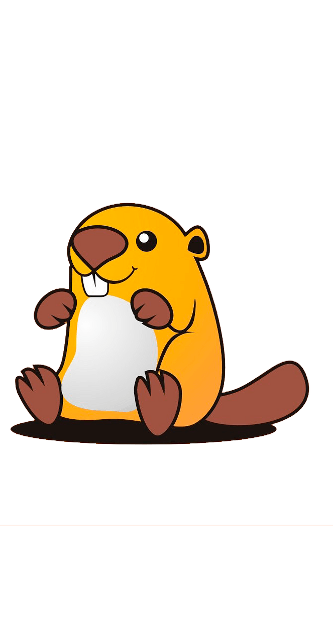 Cute beaver