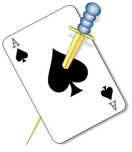 Dagger in a card