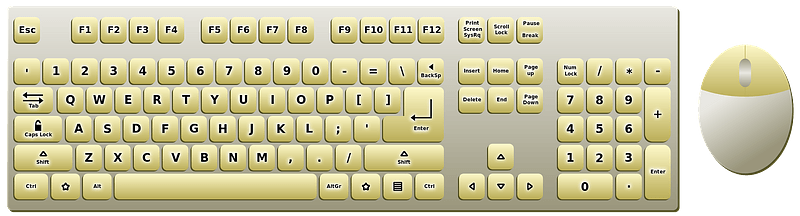 Keyboard and mouse