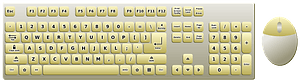Keyboard and mouse