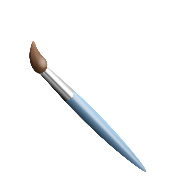 Artist's paintbrush