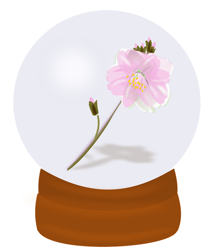 Flower globe