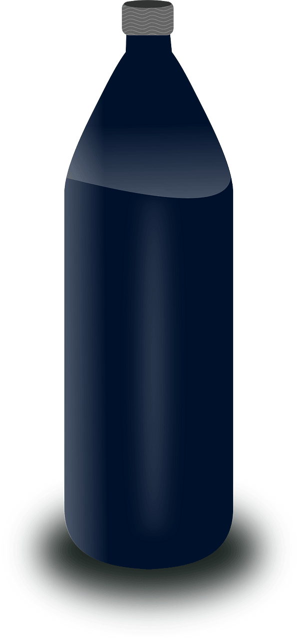 Dark Blue Bottle