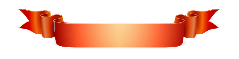 Burned orange ribbon