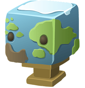 Trophy world map cubimal