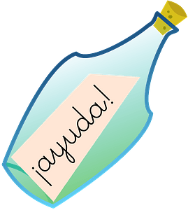 Help message in a bottle