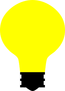 Yellow Light Bulb