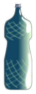 Blue water bottle