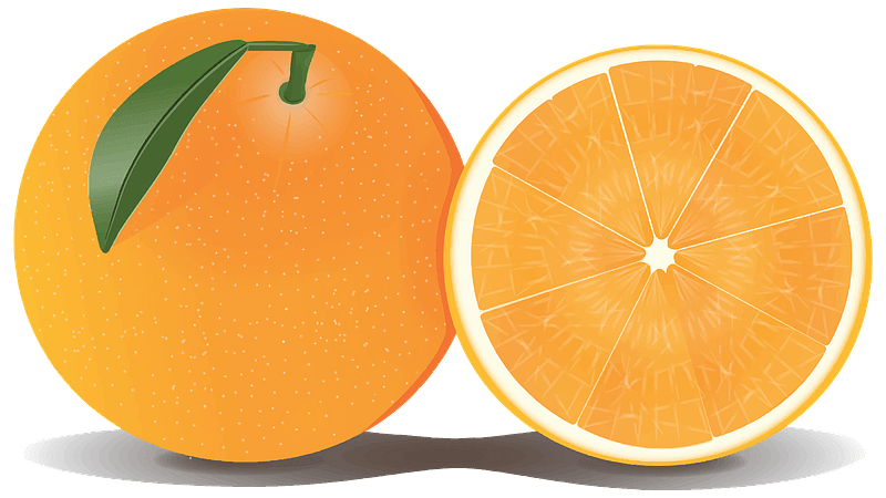 Orange and a half