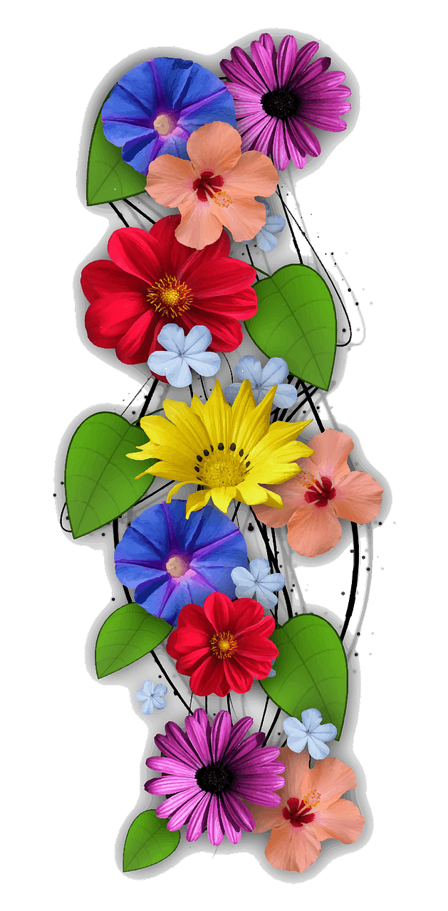 Vertical flowers