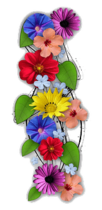 Vertical flowers