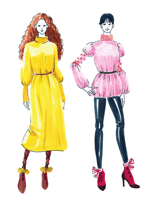 Fashion women sketch