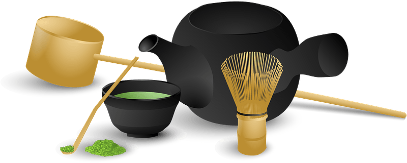 Japanese tea scene