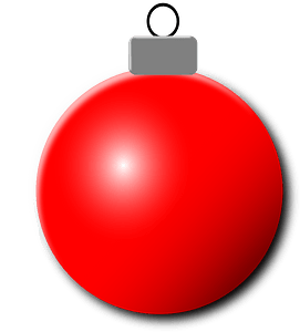 Red Christmas Ornament