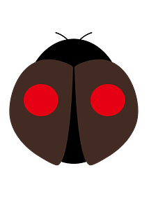 Brown ladybug