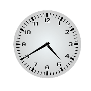 Clock Face - Four Forty - 4:40