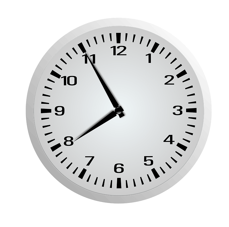 Clock Face - Seven Fifty-Five - 7:55