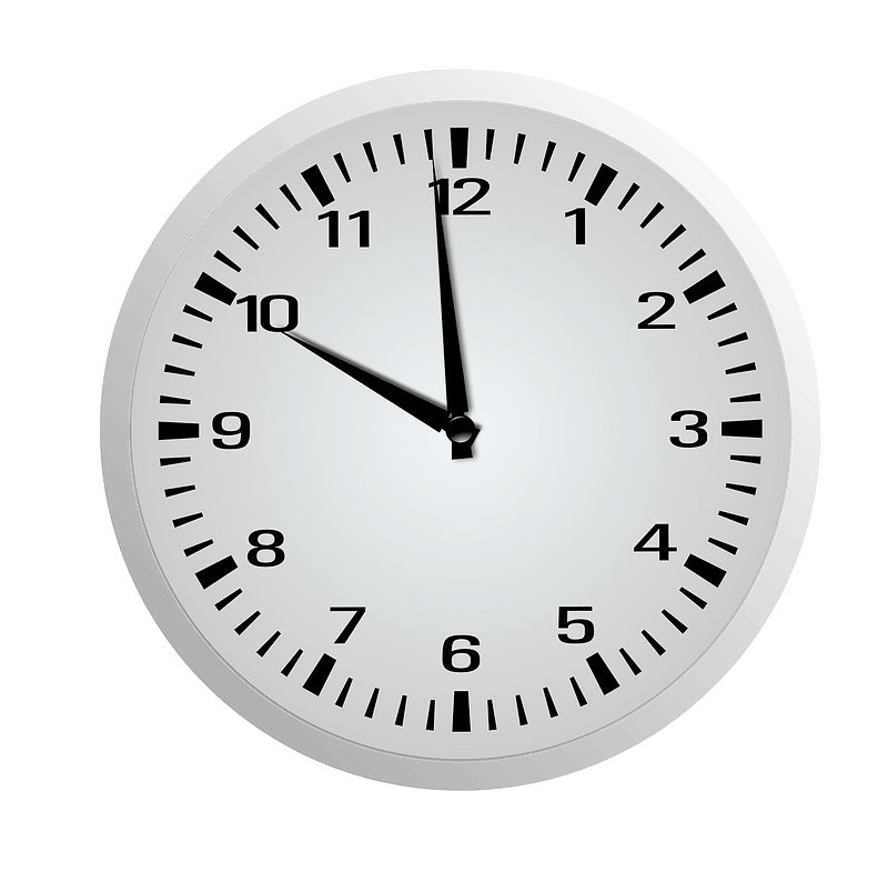 Clock Face - Nine Fifty-Nine - 9:59
